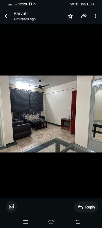 Master Bedroom in 1 BHK Apartment at Hiranandani Estate Bella, Ghodbunder Road – for Rent