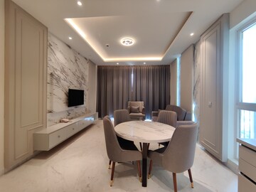 Team Area in 1 BHK Apartment at Bhartiya Leela Residences, Thanisandra Main Road – for Rent