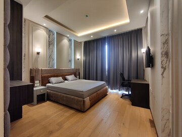 Bedroom in 1 BHK Apartment at Bhartiya Leela Residences, Thanisandra Main Road – for Rent