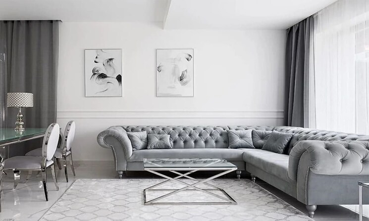 Living Room, eldeco-ballads-of-bliss 3 Bedroom 1550 Sq.Ft. Apartment In Sector 22d Yamuna Expressway Greater Noida 8853388