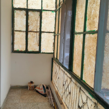Balcony in 3 BHK Builder Floor at Ashoka Enclave 3, Subash Nagar – for Rent