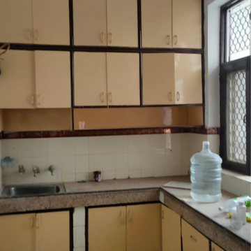 Kitchen in 3 BHK Builder Floor at Ashoka Enclave 3, Subash Nagar – for Rent