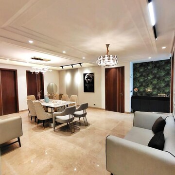 Living Room in 4 BHK Builder Floor at S S Southend, Sector 49 – for Sale