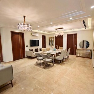 Living Room in 4 BHK Builder Floor at S S Southend, Sector 49 – for Sale