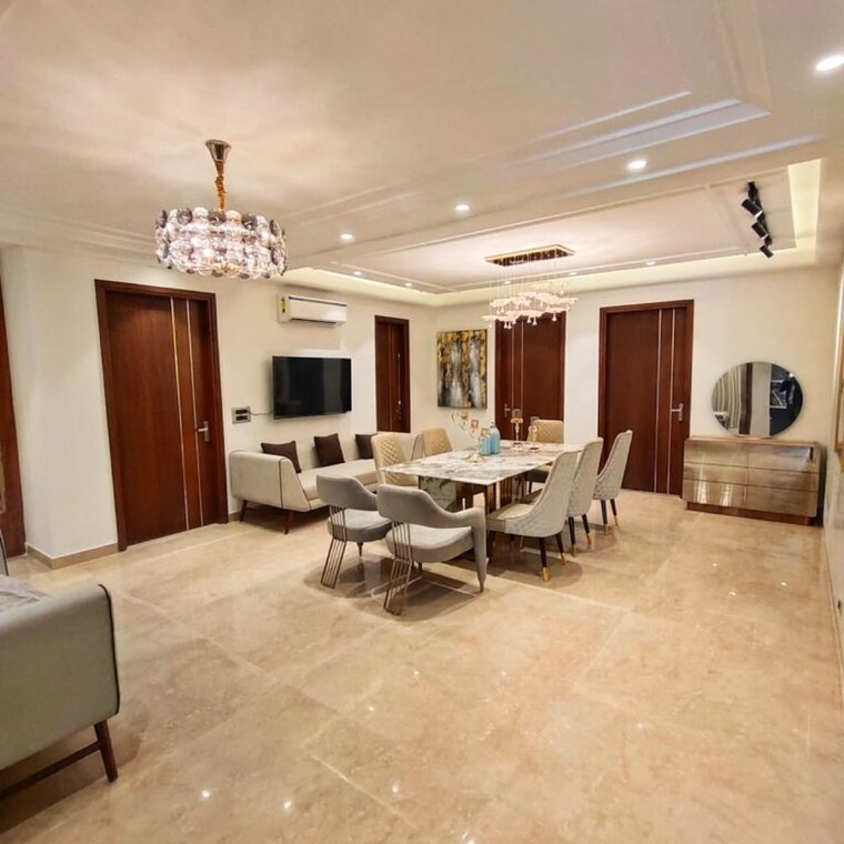 Living Room, s-s-southend 4 Bedroom 360 Sq.Yd. Builder Floor In Sector 49 Gurgaon 8853486