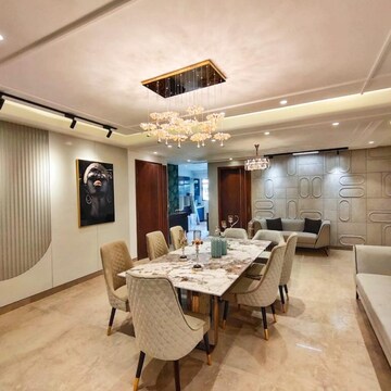 Living Room in 4 BHK Builder Floor at S S Southend, Sector 49 – for Sale