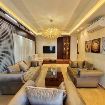 Living Room in 4 BHK Builder Floor at S S Southend, Sector 49 – for Sale