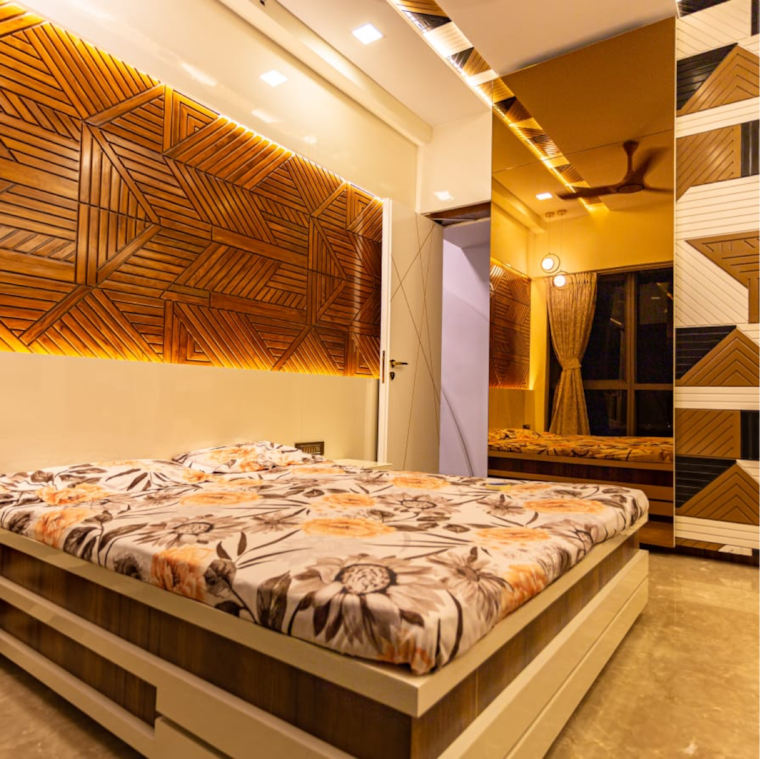 Bedroom, sheth-auris-serenity-tower-2 2 Bedroom 807 Sq.Ft. Apartment In Kanch Pada Mumbai 8853516