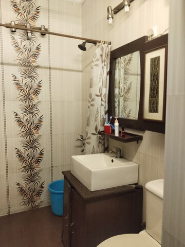 Bathroom in 4 BHK Apartment at Sarita Vihar – for Rent