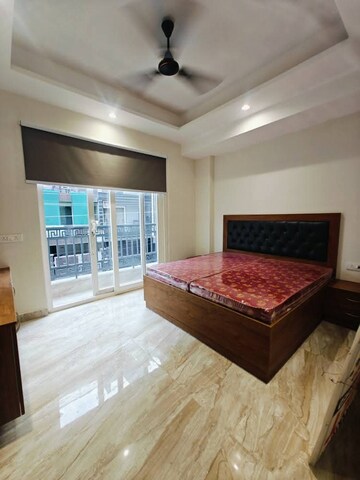 Bedroom in 1 BHK Builder Floor at Ansal Sushant Lok I, Sector 43 – for Rent