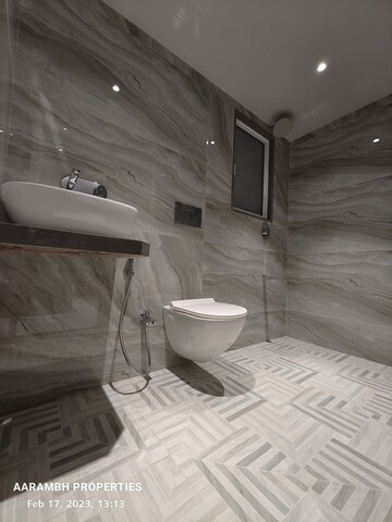Bathroom in 1 BHK Apartment at Veena Synergy, Andheri East – for Sale