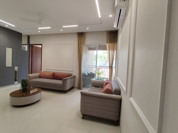 Living Room, guddwill-elate 2 Bedroom 756 Sq.Ft. Apartment In Undri Pune 8853556