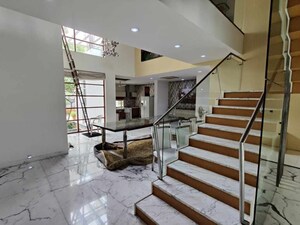 Staircase in 4 BHK Villa at Jubilee Hills – for Sale
