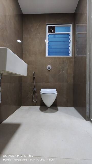 Attached Bathroom in 1 BHK Apartment at AIM Garden, Jogeshwari East – for Sale