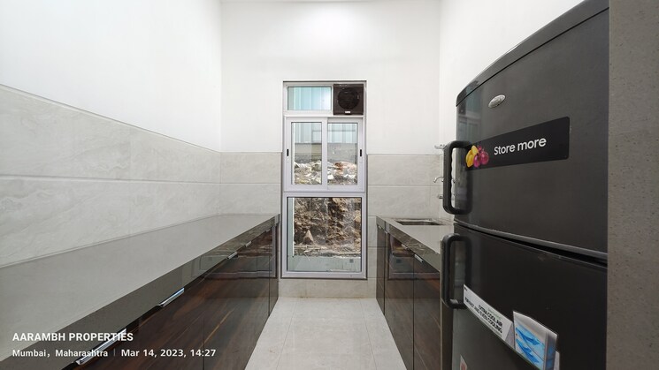 Kitchen, aim-garden 1 Bedroom 398 Sq.Ft. Apartment In Jogeshwari East Mumbai 8853656