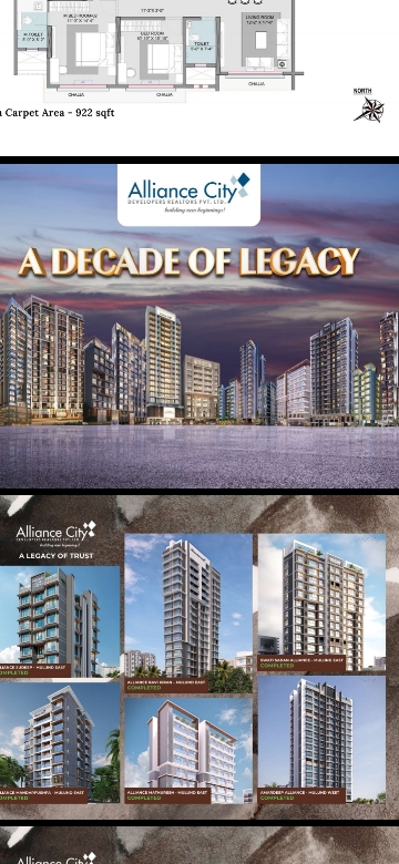 2 BHK + Study Room Builder Floor For Sale in Alliance Eternis