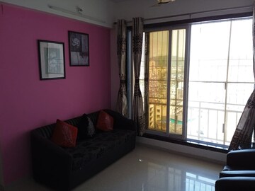Living Room in 1 BHK Apartment at Krishna Heights Ghansoli, Ghansoli – for Rent