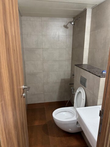 Bathroom in 2 BHK Apartment at Shapoorji Pallonji Siennaa, Kandivali East – for Rent