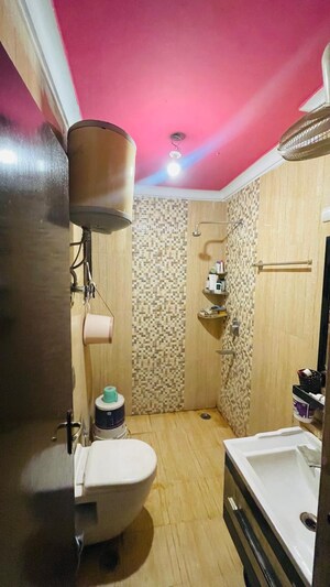 Bathroom in 3 BHK Apartment at Tarika CGHS, Sector 43 – for Sale