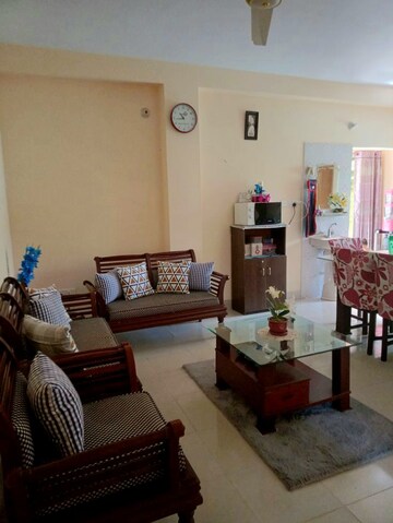 Living Room in 3 BHK Apartment at Mulund Tulip CHS, Mulund West – for Rent