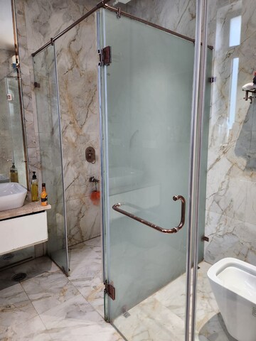 Bathroom in 3 BHK Builder Floor at Panchsheel Park – for Rent