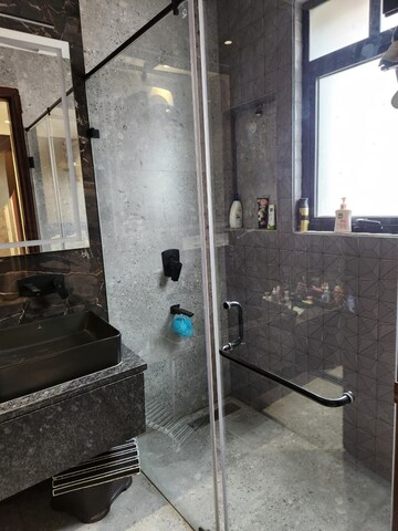 Bathroom in 3 BHK Builder Floor at Panchsheel Park – for Rent