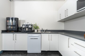 Kitchen in  Office Space at Em Bypass – for Rent