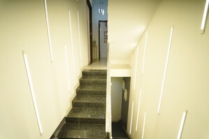 Staircase in 2 BHK Independent House at Ab Bypass Road – for Sale