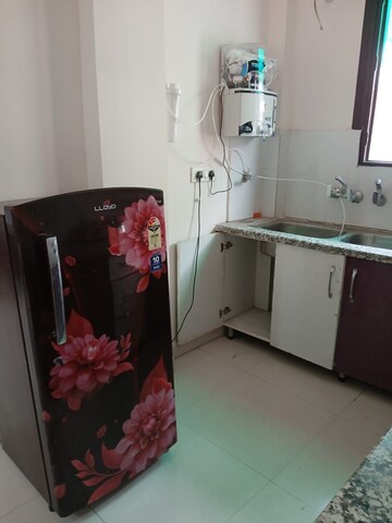 Kitchen in 1.5 BHK Builder Floor at Dhakoli – for Rent