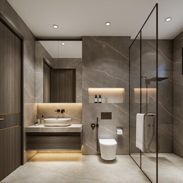Bathroom in 3 BHK Builder Floor at Shalimar Bagh BH West Block RWA, Shalimar Bagh – for Sale