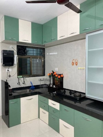 Kitchen in 2 BHK Apartment at MD Brahma Towers, Wakad – for Rent