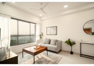 Living Room in 3 BHK Apartment at Oberoi Realty Woods, Goregaon East – for Sale