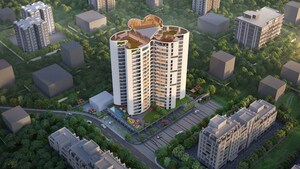 3 BHK Apartment – Exterior View View at Krishna Fairmont, Wakad - for Sale