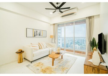 Living Room in 3 BHK Apartment at Ekta Tripolis, Goregaon West – for Sale