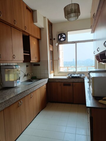 Kitchen in 3 BHK Apartment at DLF The Wellington Estate, Dlf Phase V – for Rent