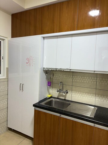 Kitchen in 3 BHK Apartment at Mantri Lithos, Thanisandra – for Rent