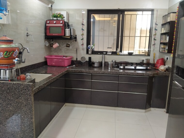 Kitchen, vesu 3 Bedroom 1643 Sq.Ft. Apartment In Vesu Surat 8854436