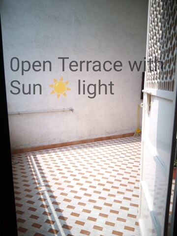 Terrace in 2 BHK Apartment at Kumar Palaash A, Wadgaon Sheri – for Rent