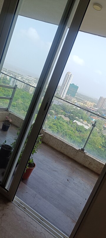 Balcony in 3 BHK Apartment at LnT Crescent Bay T5, Parel – for Rent