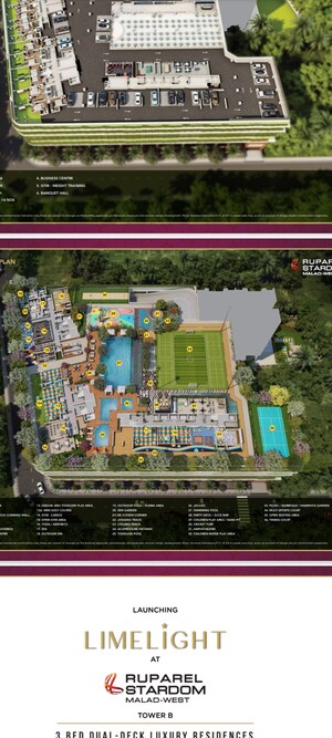 Master Plan in 2 BHK Builder Floor at Ruparel Stardom, Malad West – for Sale