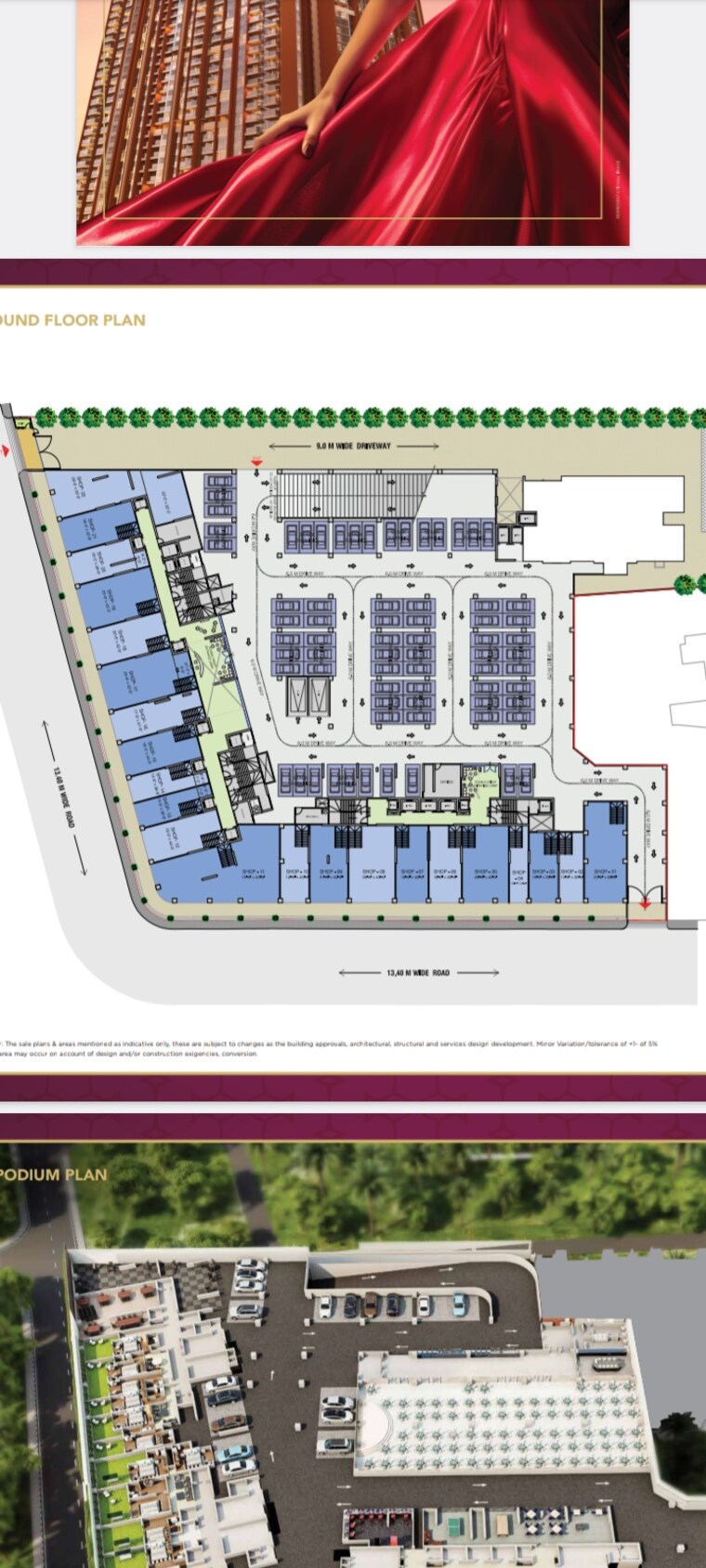 Master Plan, ruparel-stardom 2 Bedroom 883 Sq.Ft. Builder Floor In Malad West Mumbai 8854606