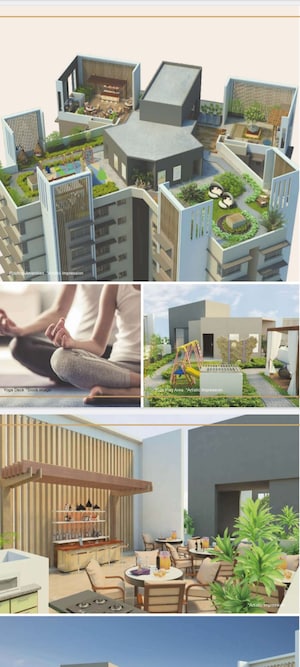 Balcony in 3 BHK Builder Floor at Jasani Scorpio Mumbai, Malad West – for Sale