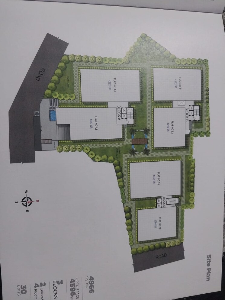 Master Plan, burj-banjara 4 Bedroom 4800 Sq.Ft. Apartment In Banjara Hills Hyderabad 8854841