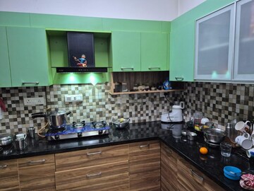 Kitchen in 2 BHK Apartment at Prestige Lakeside Habitat, Varthur – for Rent