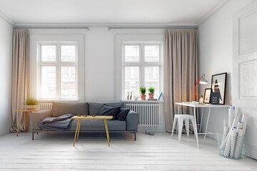 Living Room in 3 BHK Apartment at Godrej Astra, Sector 54 – for Sale