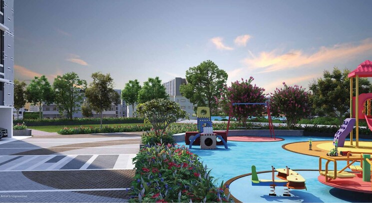 Garden, bhoomi-simana 2 Bedroom 826 Sq.Ft. Apartment In Parel Mumbai 8855077