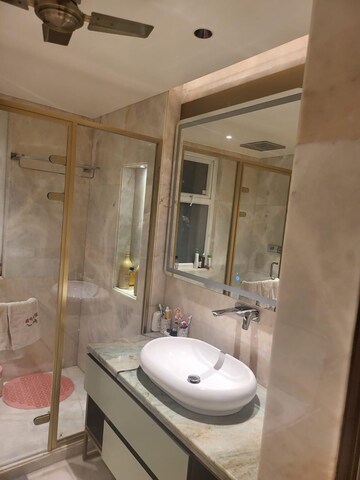 Bathroom in 5 BHK Independent House at South City 1 – for Rent