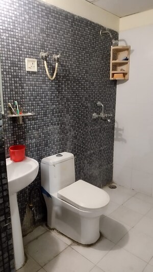 Bathroom in 2 BHK Apartment at Crossing Republik, Crossing Republic – for Sale