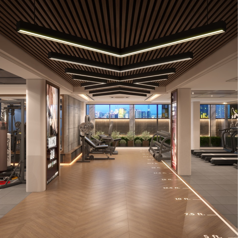 Gym, upavp-vrindavan-yojana 3 Bedroom 1840 Sq.Ft. Apartment In Nagram Road Lucknow 8855441