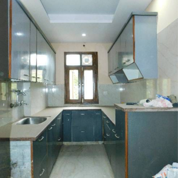 Kitchen in 3 BHK Builder Floor at BU SFS Flats, Varun Niketan – for Rent